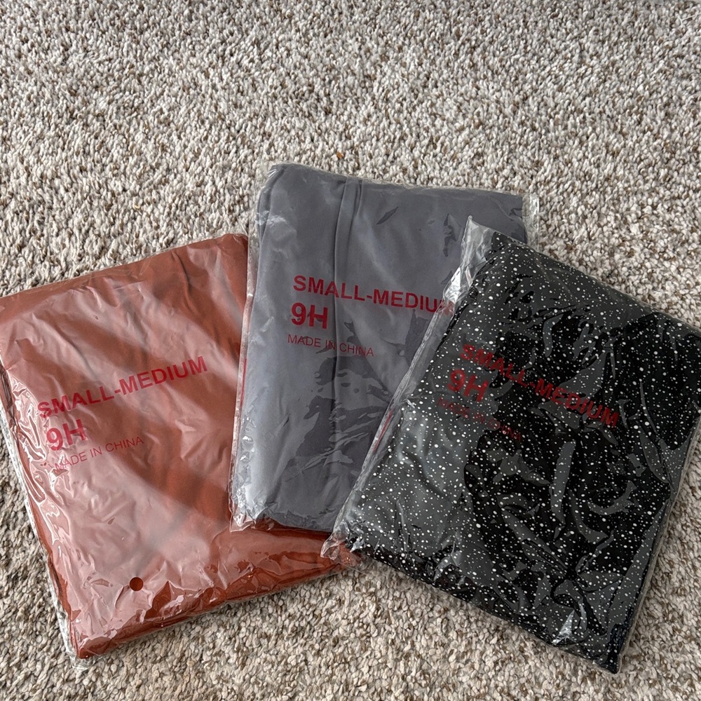 NWT Set of Three Small-Medium Leggings